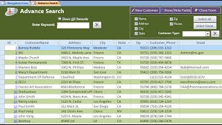 Advance Search by Keyword for MS Access [upl. by Porush]