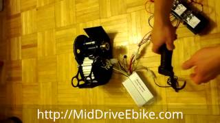 Mid Drive Ebike  60V brushless electric bike kit [upl. by Harwill468]