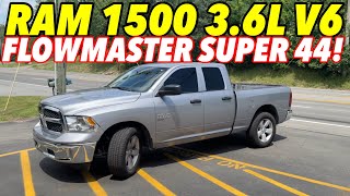 2022 RAM 1500 Tradesman 36L V6 w FLOWMASTER SUPER 44 [upl. by Anailli]