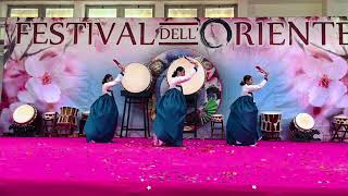 이탈리아 동양축제 한국무용 Festival dell Oriente Napoli 2022  La danza del Ventaglio [upl. by Alihs]