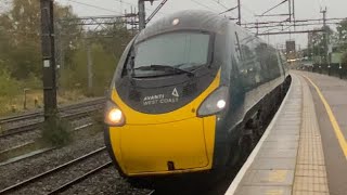 0750 Avanti And 0749 LNWR At Lichfield Trent Valley [upl. by Ttelrats707]