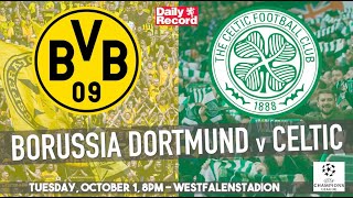 Borussia Dortmund v Celtic live stream TV and kick off details for Champions League clash [upl. by Oyr293]