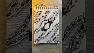 Zigzag doodle tutorial 😻 Day 121 shorts doodlewithnadia art drawing zentangleart [upl. by Anisamoht902]