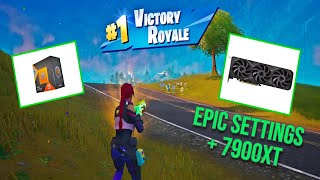 RYZEN 9 7950x3d  7900XT  FORTNITE CHAPTER 2 REMIX EPIC SETTINGS  1080p UNLIMITED FPS [upl. by Solegna]