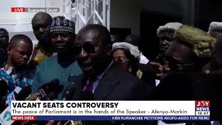 Dont think you are a king or an emperor  AfenyoMarkin to Speaker JoyNews [upl. by Ezechiel]