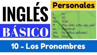 Pronombres personales objetivos y reflexivos en Ingles ejemplos quotYes en Inglés 1quot Video 10 [upl. by Hughes]