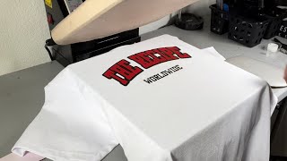 How To Design T Shirts In Cricut Design Space  How To Apply HTV using a heat press FULL GUIDE [upl. by Maryjane]