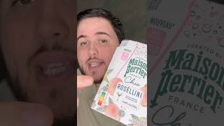 Perrier Roséllini degustation food asmr boisson perrier mocktail pêche rosé eau [upl. by Scrope]