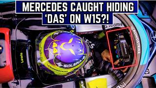 Mercedes CAUGHT HIDING W15 DAS System during Las Vegas GP  F1 2024 [upl. by Eibbor]