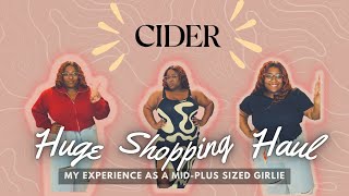 HUGE Cider Shopping Haul for Plus Sized Bodies [upl. by Amatruda]