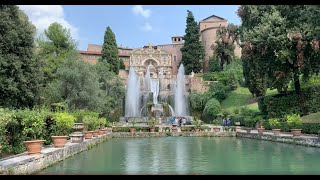 Villa d’Este  Hadrians Estate Italian Renaissance Garden DONT MISS Tivoli Italy  ECTV [upl. by Gilroy]