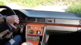 Mercedes Benz W124 200D Driving [upl. by Enimasaj]