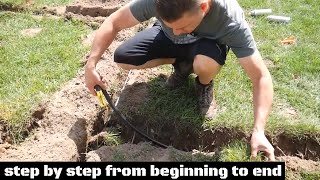 How to Install Water Sprinklers  Do It Yourself [upl. by Remled]