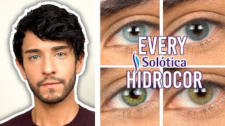 All SOLOTICA Hidrocor Contact Lenses Best Colored Lenses of 2023 [upl. by Gothart]