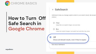 How to Turn Off Safe Search in Google Chrome [upl. by Mixam]