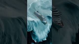 Cruise Ship vs Epic Tidal Waves You Wont Believe What Happens [upl. by Avrom]