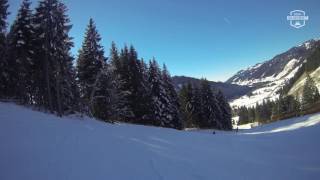 Skigebiet Balderschwang Kreuzleabfahrt an der Riedbergerhornbahn [upl. by Ogden330]