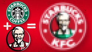 Combine the Starbucks logo and KFC [upl. by Ycram]