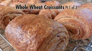 Whole Wheat Croissants Pt 1 of 3 [upl. by Aynahs]