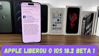 APPLE LIBEROU O IOS 182 BETA 1 [upl. by Atiz]