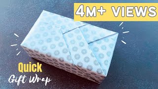 Easy Gift Wrapping  DIY Gift Packing Idea  Gift Wrap Idea for any Occasion giftwrap [upl. by Anirad]