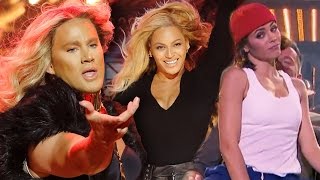 Channing Tatum vs Jenna DewanTatum EPIC Lip Sync Battle w BEYONCE [upl. by Annoval42]