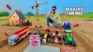 I Build a Big Farm House Using RC Vehicles  Chatpat toy TV [upl. by Carpet]