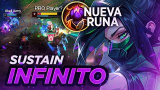 ¡Destruyo a un PRO PLAYER con la NUEVA RUNA de SUSTAIN INFINITO [upl. by Nosneh]