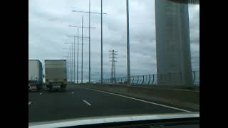 DSCF0003 Car Trip Crossing Bolte Bridge Melbourne Vic AUS 12042024 RGC198 [upl. by Nolasba]