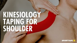 Kinesiology Taping for Shoulder Pain  How To Apply Kinesiology Tape [upl. by Samuel]