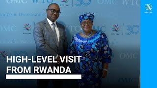 Highlevel visit from Rwanda [upl. by Nilyram]