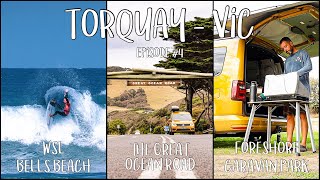 Foreshore Caravan Park  TorquayVIC  Caravan Park Review  WSL  The Great Ocean Road [upl. by Ridley]