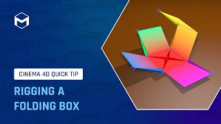 C4DQuickTip 103 Rigging a Folding Box in Cinema 4D [upl. by Enitsud332]