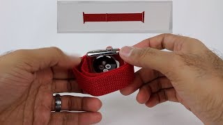 Apple Watch 44mm PRODUCTRED Sport Loop Unboxing [upl. by Attolrac]