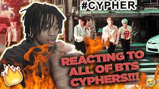 BTS 방탄소년단 – CYPHER PT 1234  REACTION  OMG [upl. by Nosille]