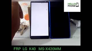 Nuevo FRP LG K40 MetroPCS X420MM [upl. by Ellinnet]