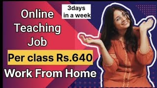 Teaching Jobs Online From Home  Work From Home for Teachers  Best Teaching App For Teachers [upl. by Bergstein931]