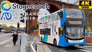 Stagecoach Manchester 322 Stockport to Haughton Green via Brinnington ADL Enviro400MMC SK16OXH [upl. by Tucker810]