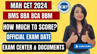 MAH B CET 2024 EXAM DATES  EXAM CENTER  HOW MUCH TO SCORE FOR YOUR DREAM COLLEGE [upl. by Herries844]