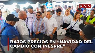 Más de 80 productos se venden a bajos precios en quotNavidad del Cambio con Inesprequot [upl. by Nalani627]