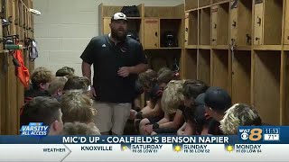 Micd up  Coalfield Football Coach Benson Napier [upl. by Niemad]