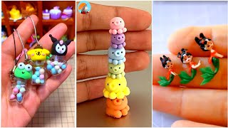 Tiny Polymer Clay Arts  Polymer Clay Tutorial  PolymerClay 10  TINY Creation [upl. by Kcir]