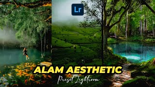 FREE 50 PRESET LIGHTROOM  ALAM AESTHETIC  LIGHTROOM TUTORIAL [upl. by Paolo46]