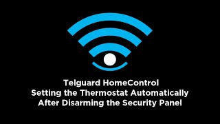 Telguard HomeControl  Adjusting the Thermostat after Disarming the Security Panel [upl. by Atteynot]