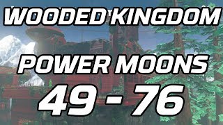 Super Mario Odyssey Wooded Kingdom Post Game Power Moons 49  76 Guide [upl. by Yesllek393]