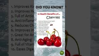 Health Benefits of Cherries [upl. by Ivette476]