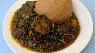 How To Make Nigeria Edikaikong Soup  The Rich Vegetable soup [upl. by Lazaruk]