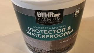 Concrete Sealing HowTo  Easy DIY Concrete Waterproofing [upl. by Ocin]