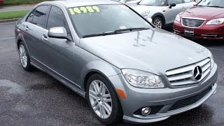 SOLD 2009 MercedesBenz C300 Sport Walkaround Start up Tour and Overview [upl. by Nagoh730]