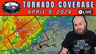 April 9 2024 LIVE Texas TornadoSevere Weather Coverage Morning [upl. by Edwyna469]